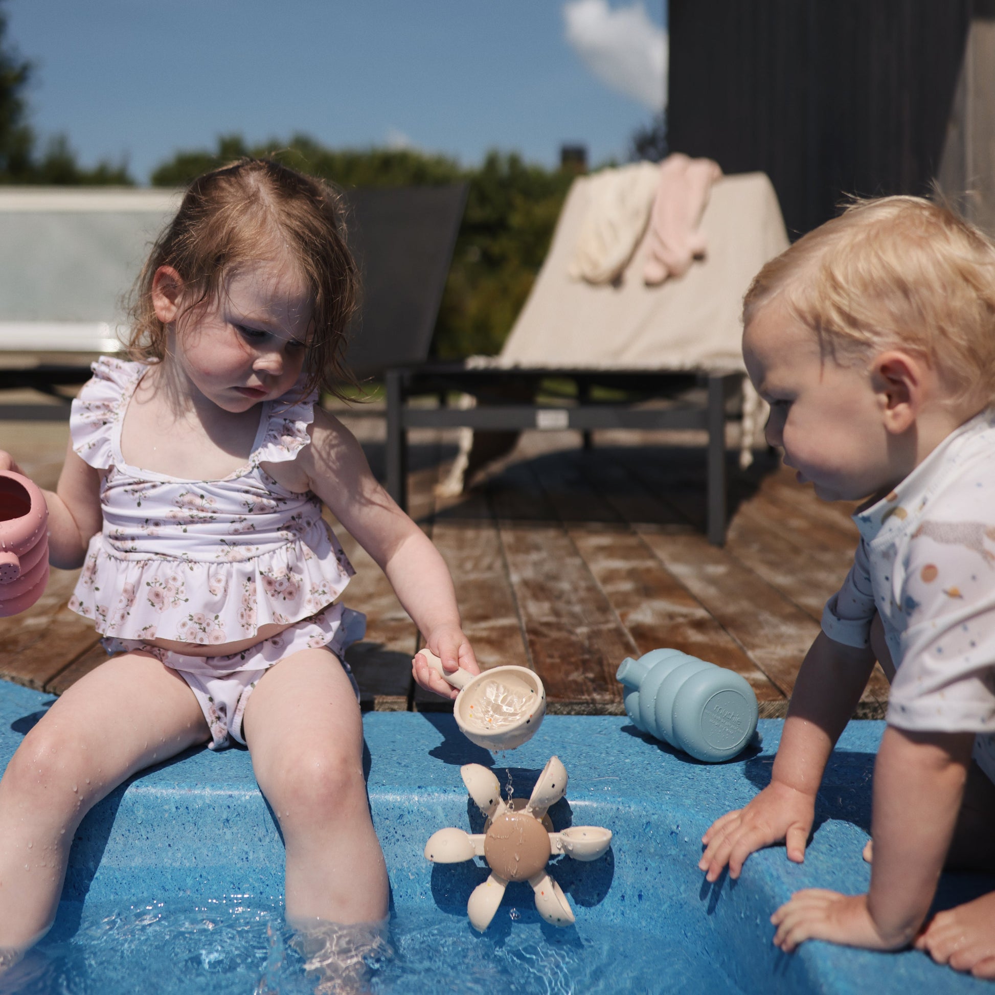 Water Wheel Bath Toy - Chickadees Wooden Toys