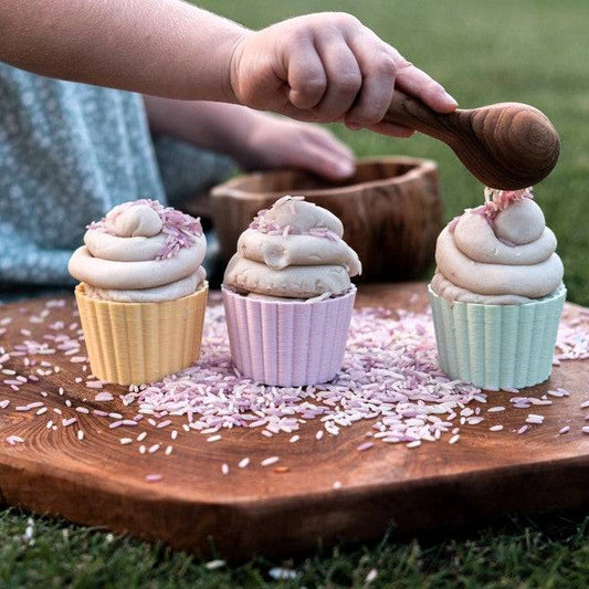 Eco Cupcake Moulds - Chickadees Wooden Toys