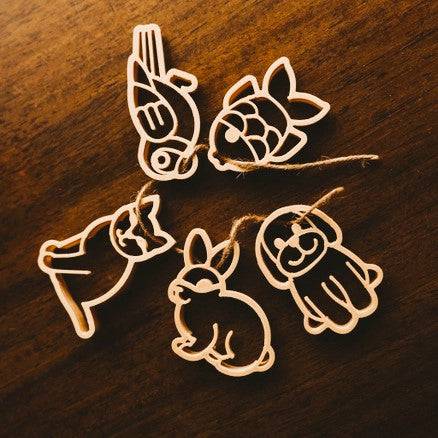 Pets Eco Cutter set - Chickadees Wooden Toys