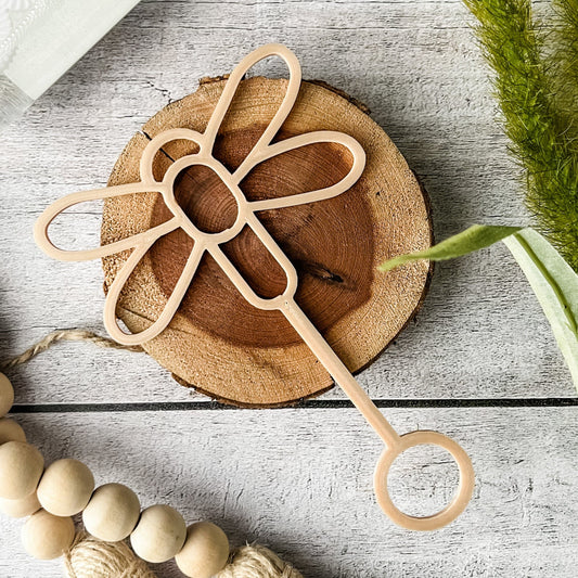 Eco Bubble Wand - Chickadees Wooden Toys