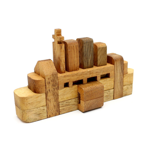 Ship Puzzle - Chickadees Wooden Toys