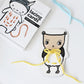 Lacing Cards - Baby Animals - Chickadees Wooden Toys