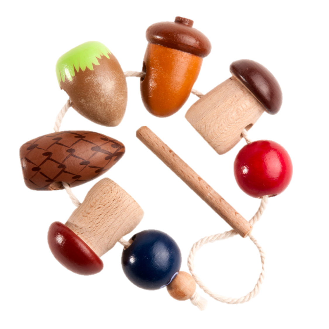 Wooden Lacing Toy — Nature Variety