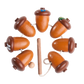 Montessori Wooden Acorn Lacing Toy for Toddlers