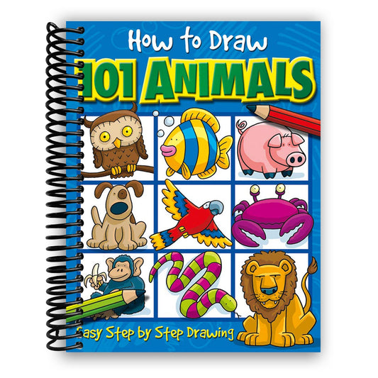 How to Draw 101 Animals (Spiral Bound) - Chickadees Wooden Toys