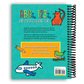 My First Toddler Coloring Book: Fun with Numbers, Letters, Shapes, Colors, and Animals! (Kids coloring activity books) (Spiral Bound) - Chickadees Wooden Toys