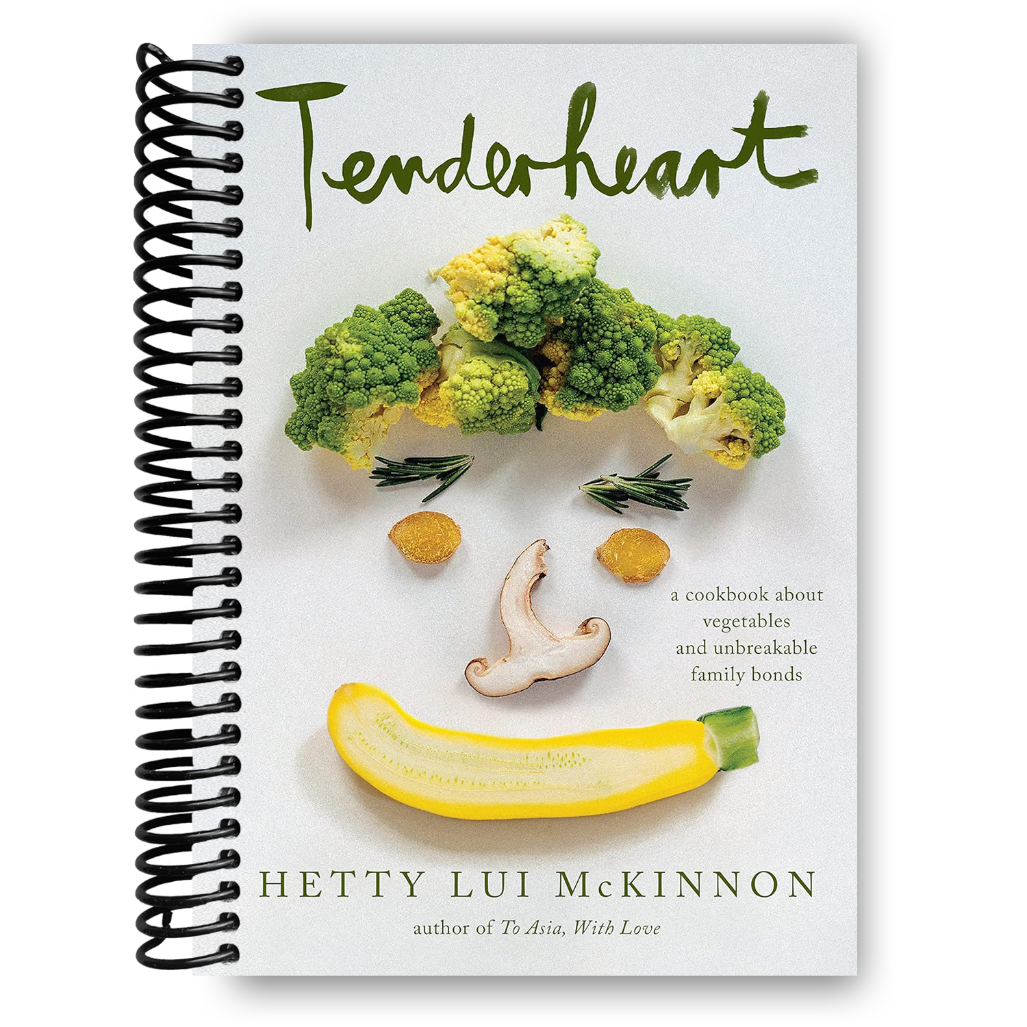 Tenderheart: A Cookbook About Vegetables and Unbreakable Family Bonds (Spiral Bound) - Chickadees Wooden Toys