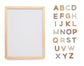 Alphabet Magnet Play Set and Whiteboard Bundle - Chickadees Wooden Toys