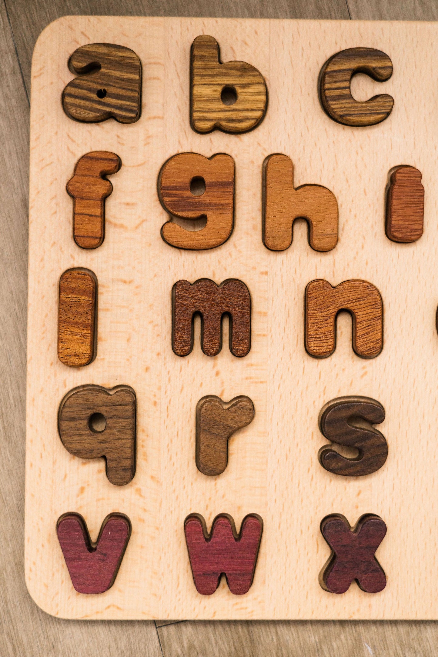Lowercase A-Z Alphabet Letter Puzzle