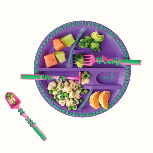 Utensil & Plate Combo - Chickadees Wooden Toys