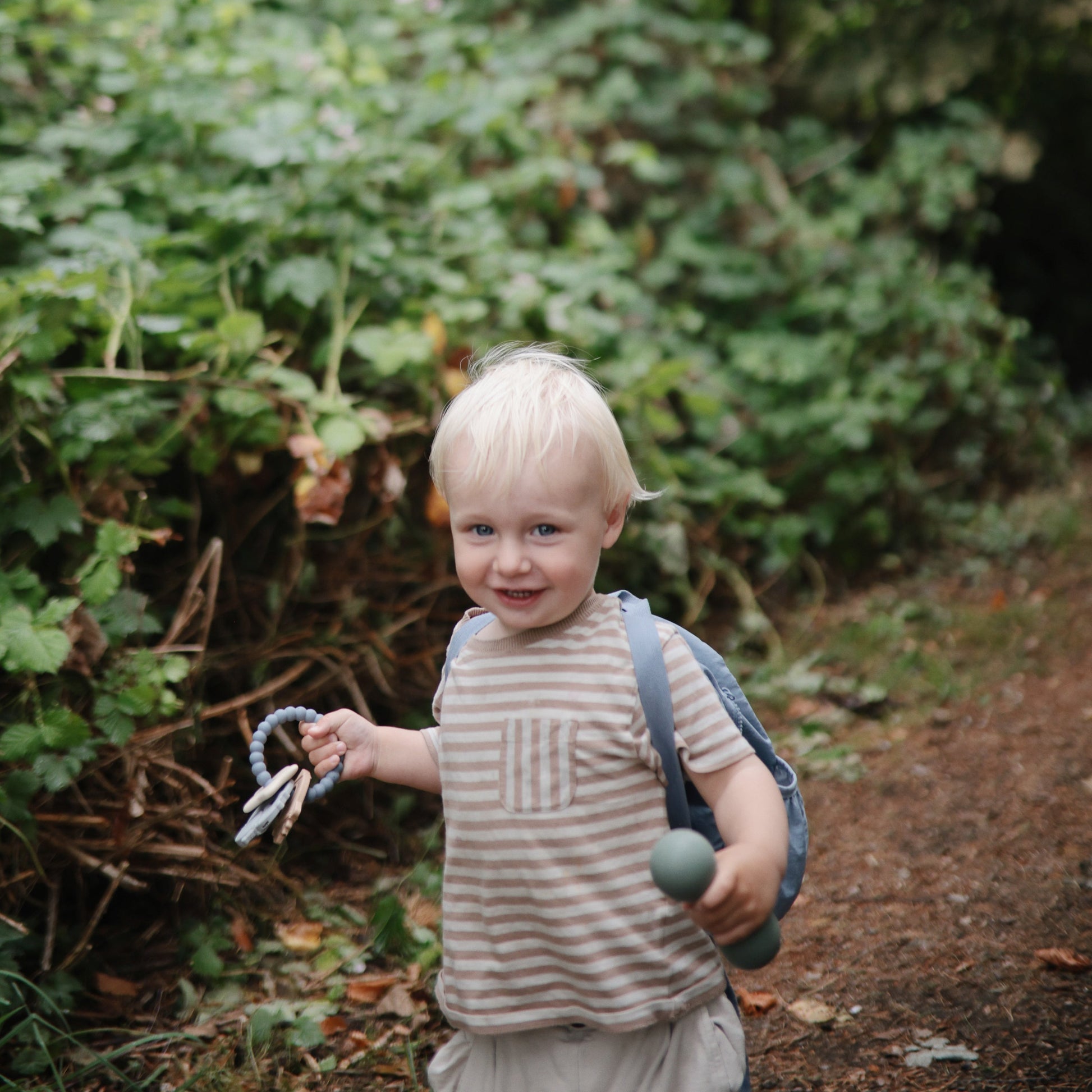 Silicone Baby Rattle Toy - Chickadees Wooden Toys