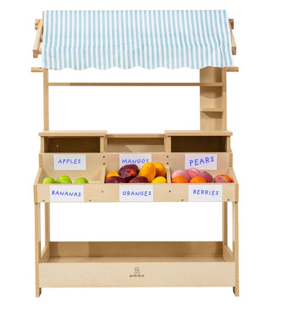 Cypress - Wooden Market Stand - Chickadees Wooden Toys