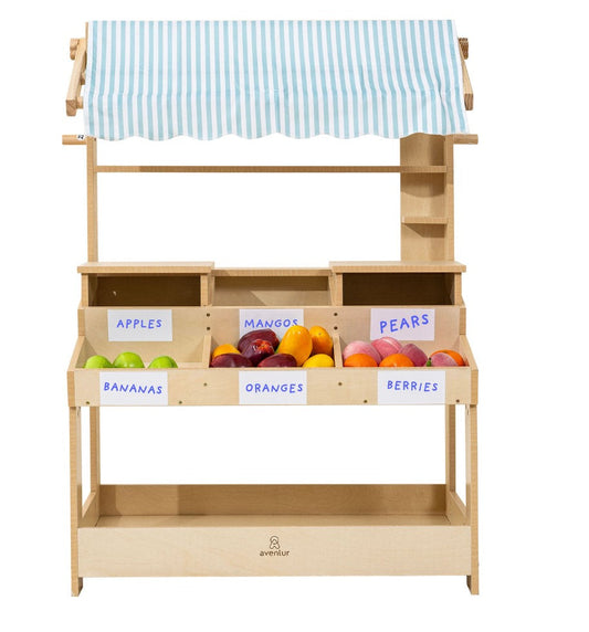 Cypress - Wooden Market Stand - Chickadees Wooden Toys