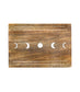 Indukala Moon Phase Jewelry Box With Tray - Wood Brass Inlay - Chickadees Wooden Toys