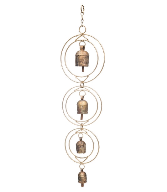 Ushas Dawn Long Rustic Bell Wind Chime - Hand Tuned