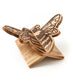 Bee Open Book Stand Holder - Handcrafted Mango Wood