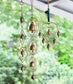 Ushas Dawn Long Rustic Bell Wind Chime - Hand Tuned - Chickadees Wooden Toys
