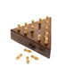 Triangle Peg Board Game - Handcrafted Wood - Chickadees Wooden Toys