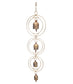 Ushas Dawn Long Rustic Bell Wind Chime - Hand Tuned - Chickadees Wooden Toys