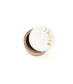 Indukala Moon Phase Round Keepsake Box - Wood, Marble, Brass