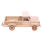 Amish-Made Wooden Toy Pickup and Gooseneck Trailer Set - Chickadees Wooden Toys