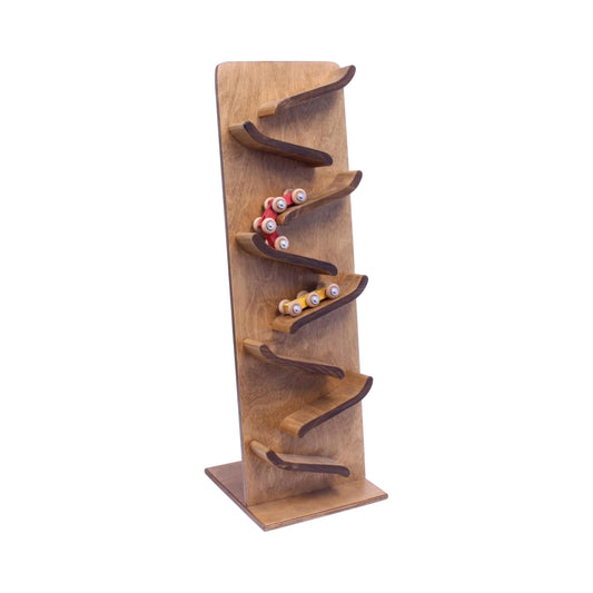 Large Wooden Train Car Roller Track, Amish-Made, Non-Toxic Finish - Chickadees Wooden Toys