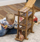 Amish-Made, Handcrafted Wooden Car Roller Racetrack Action Toy