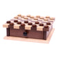 Deluxe Chess/Checkers Wooden Game Board Set - with Pullout Drawer - Chickadees Wooden Toys
