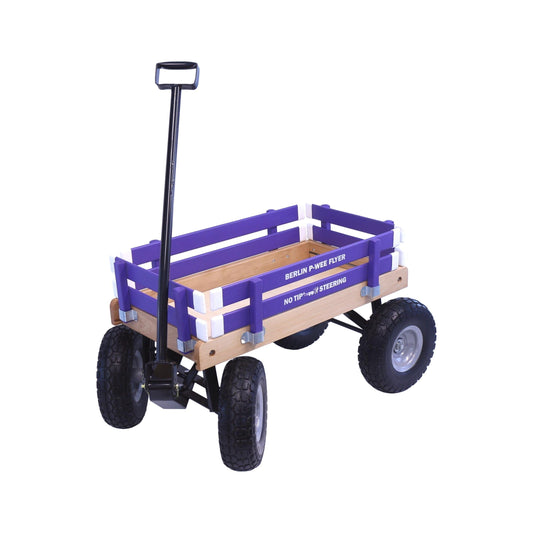 Berlin Big-Foot Kid's Wagon by AmishToyBox.com - Perfect Wagon for Children and Toddlers - Amish Made in Ohio, USA - 10" No-Flat Tires