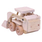 Wooden Skid Loader Toy, Skid Steer with Movable Bucket - Chickadees Wooden Toys