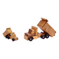 Amish-Made Wooden Toy Dump Truck, Kid-Safe Finish - Chickadees Wooden Toys