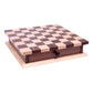 Deluxe Chess/Checkers Wooden Game Board Set - with Pullout Drawer - Chickadees Wooden Toys