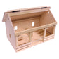 Large A-Frame Barn Toy with Hay Loft, Realistic Wooden Toy Barn - Chickadees Wooden Toys