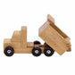 Amish-Made Wooden Toy Dump Truck, Kid-Safe Finish - Chickadees Wooden Toys