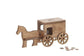 Amish-Made Wooden Horse & Buggy Penny Piggy Bank - Chickadees Wooden Toys