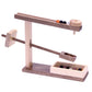 Wooden Marble Roller Machine Toy, Child-Safe Maple/Walnut Finish