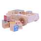 Amish-Made Wooden ABC Block Toddler Pull-String Wagon Toy - Chickadees Wooden Toys
