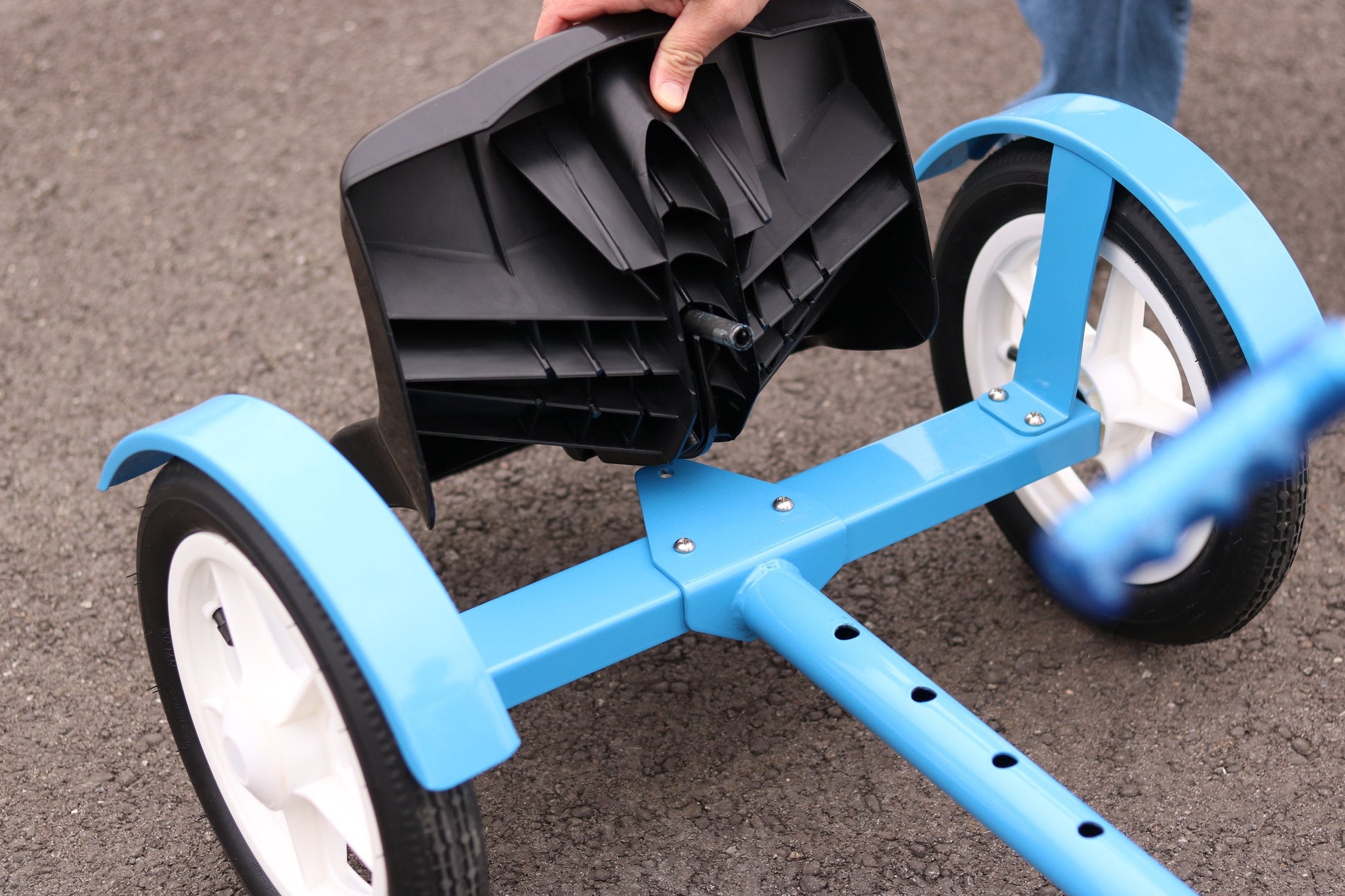 Groffdale Chopper Kid's Deluxe Trike With Handbrake, Amish-Made - Chickadees Wooden Toys
