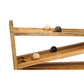 Wooden Ball Roller Racetrack Toy, Amish-Made, with 8 Wooden Balls