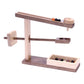 Amish-Made Wooden Marble Roller Machine Toy, Child-Safe Maple/Walnut Finish