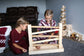 Amish-Made Heirloom Marble Roller Wooden Toy - Child-Safe Finish