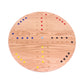 Round Aggravation Game Board Set - Solid Oak Wood - Double-Sided