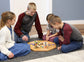 Hand-Painted Oak Wooden Chinese Checkers Board Game, 19" Wide - Chickadees Wooden Toys