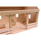 Large A-Frame Barn Toy with Hay Loft, Realistic Wooden Toy Barn - Chickadees Wooden Toys