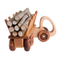 Wooden Logging Truck Toy