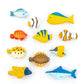 Wooden Fish figurines toys- 11 pieces