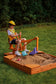Avenlur Wooden Sandbox – Perfect Match for Our Excavator