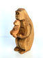 Wooden Monkey with the Baby