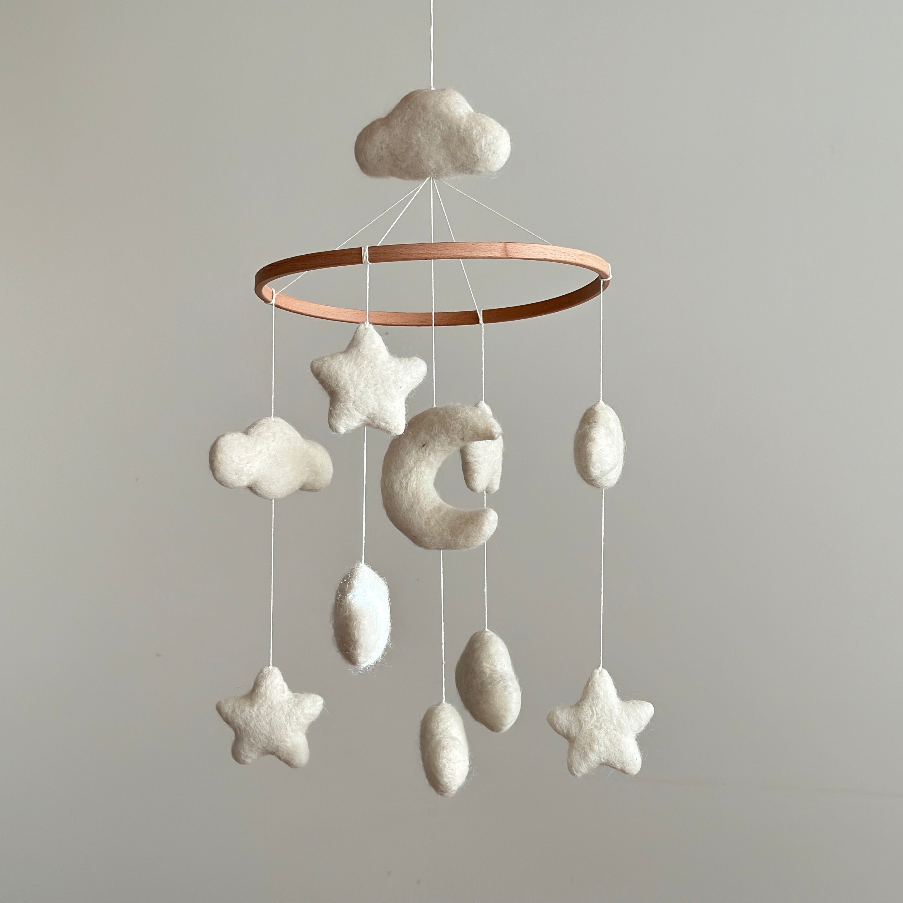 Moon & Stars Baby Mobile | Chickadees Wooden Toys
