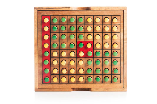 Othello Board Game: Handcrafted Wooden Set for Classic Strategy - Chickadees Wooden Toys
